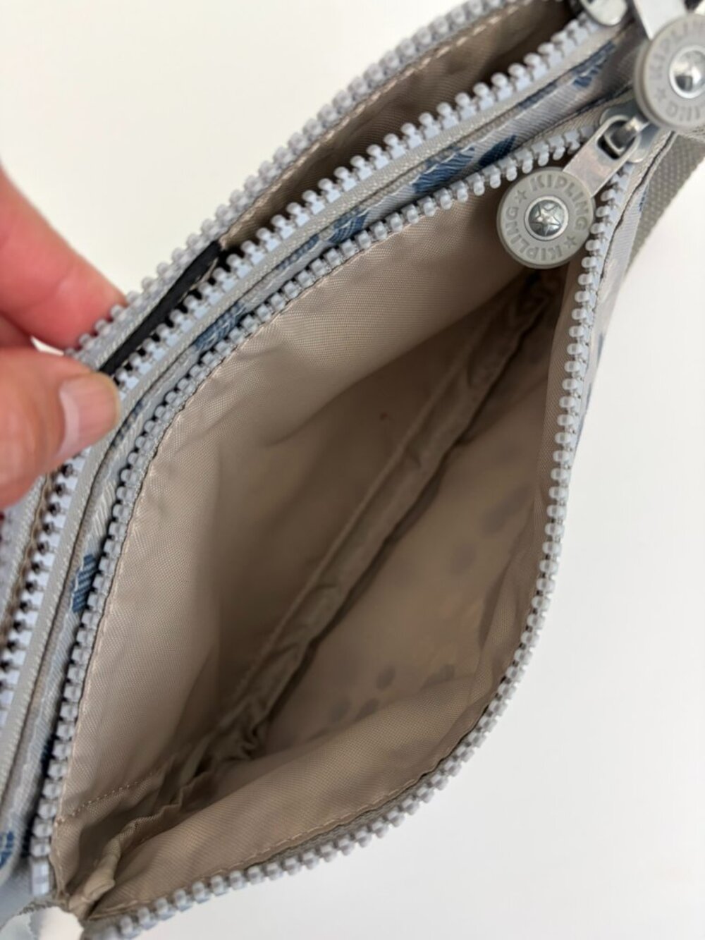 Kipling AC7862 Mikaela Grey and Blue - Picture 3 of 5